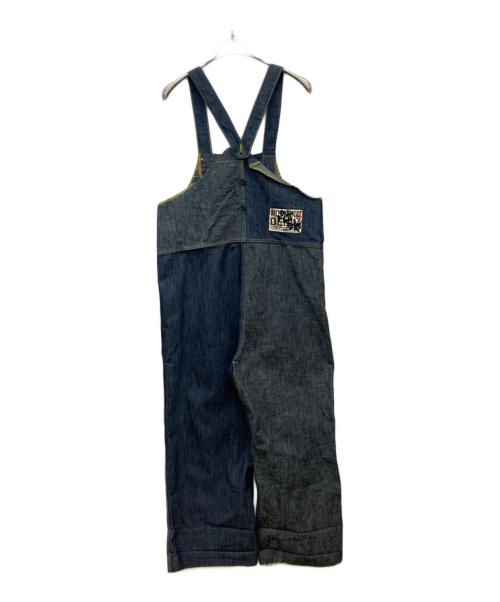 KAPITAL（キャピタル）KAPITAL (キャピタル) MOTTAINAI DENIM/HAPPYオーバーオール インディゴ サイズ:1の古着・服飾アイテム