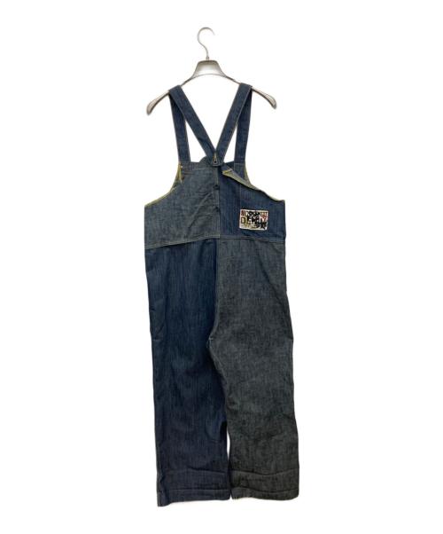 KAPITAL（キャピタル）KAPITAL (キャピタル) MOTTAINAI DENIM/HAPPYオーバーオール インディゴ サイズ:1の古着・服飾アイテム
