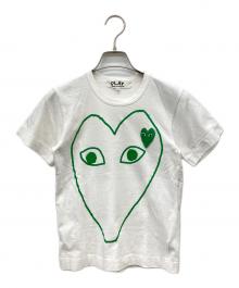 PLAY COMME des GARCONS（プレイコムデギャルソン）の古着「ロゴTシャツ」｜ホワイト×グリーン