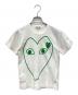 PLAY COMME des GARCONS（プレイコムデギャルソン）の古着「ロゴTシャツ」｜ホワイト×グリーン