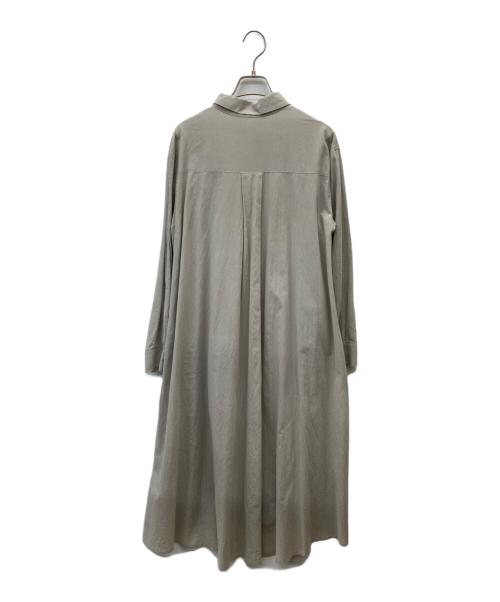 Midi-Umi（ミディウミ）Midi-Umi (ミディウミ) シャツワンピース カーキ サイズ:FREEの古着・服飾アイテム