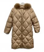 自由区ジユウク）の古着「フォックスファーダウンコート」｜ベージュ