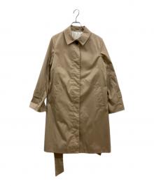 自由区（ジユウク）の古着「ぺルビアンシャンブレーツイル ステンカラーコート/ステンカラーコート/コート/CMWMYS0216」｜ベージュ