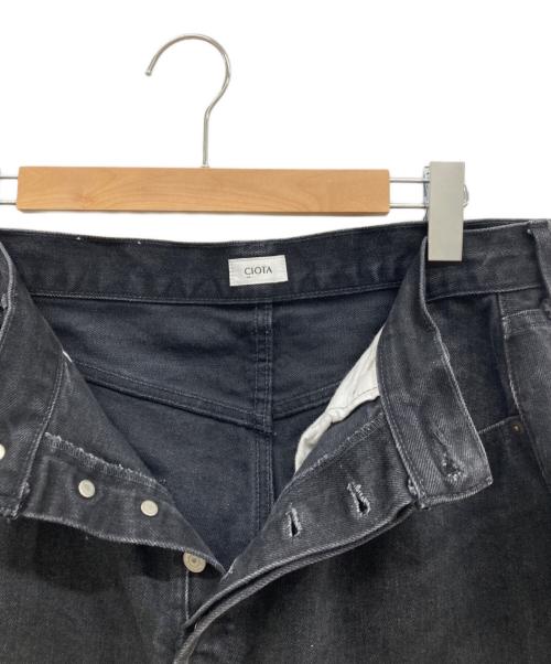 CIOTA（シオタ）CIOTA (シオタ) ブラックスビンコットン 13.5oz ストレートデニム/ブラックデニム/デニムパンツ/PTM-1STB ブラック サイズ:32の古着・服飾アイテム