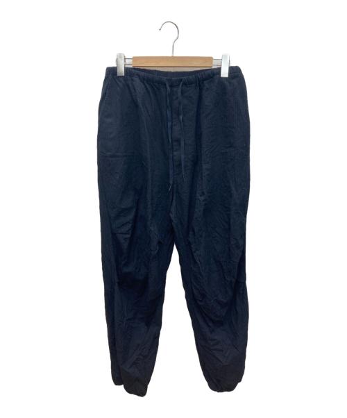 COMOLI（コモリ）COMOLI (コモリ) 24SS ウールニータックパンツ/ウールパンツ/スラックス/ワイドパンツ ネイビー サイズ:2の古着・服飾アイテム