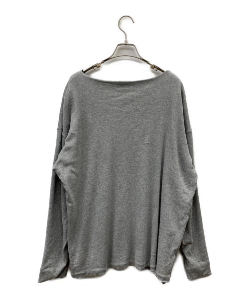 NICENESS（ナイスネス）NICENESS (ナイスネス) リバーシブルL/Sカットソー グレー×ブラック サイズ:-の古着・服飾アイテム