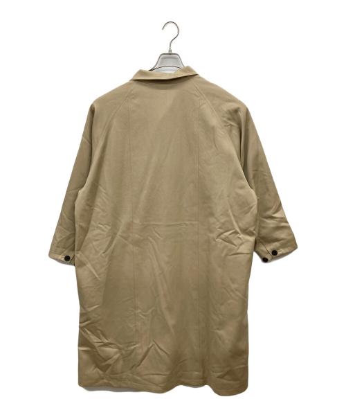 CABAN（キャバン）CABaN (キャバン) ウールギャバジン スタンドカラーコート ベージュ サイズ:Sの古着・服飾アイテム