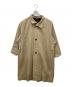 CABaN（キャバン）の古着「ウールギャバジン スタンドカラーコート」｜ベージュ