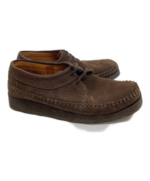 PADMORE&BARNES（パドモア&バーンズ）PADMORE&BARNES (パドモア&バーンズ) Adam et Rope (アダム エ ロペ) 別注WILLOW LOW スエードレザーシューズ/スエードシューズ ブラウン サイズ:9の古着・服飾アイテム