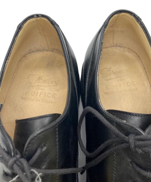 PARABOOT（パラブーツ）PARABOOT (パラブーツ) EDIFICE (エディフィス) CHAMBORD/シャンボード Uチップシューズ/レザーシューズ ブラック サイズ:8の古着・服飾アイテム