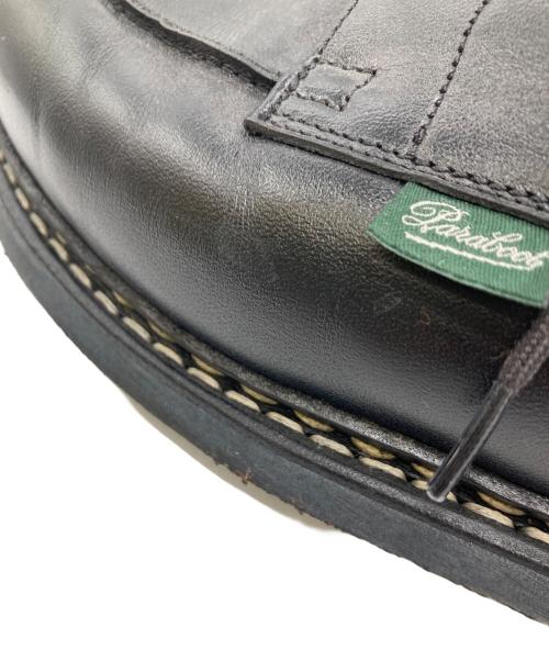 PARABOOT（パラブーツ）PARABOOT (パラブーツ) EDIFICE (エディフィス) CHAMBORD/シャンボード Uチップシューズ/レザーシューズ ブラック サイズ:8の古着・服飾アイテム