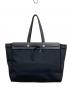 HERMES（エルメス）の古着「エールバッグ カバスMM/トワルオフィシエ カーフレザー/キャンバスレザー/トートバッグ」｜ブラック
