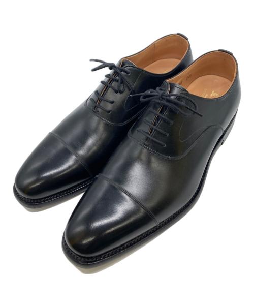 SCOTCH GRAIN（スコッチグレイン）SCOTCH GRAIN (スコッチグレイン) ストレートチップシューズ/ビジネスシューズ/レザーシューズ/T0016 ブラック サイズ:24.5の古着・服飾アイテム