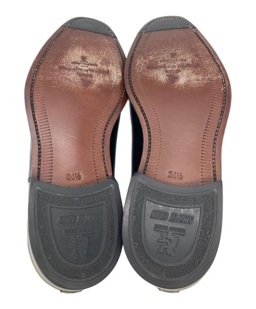 SCOTCH GRAIN（スコッチグレイン）SCOTCH GRAIN (スコッチグレイン) ストレートチップシューズ/ビジネスシューズ/レザーシューズ/T0016 ブラック サイズ:24.5の古着・服飾アイテム