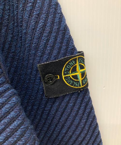 STONE ISLAND（ストーンアイランド）STONE ISLAND (ストーンアイランド) ESCARGOT KNIT ネイビー サイズ:Mの古着・服飾アイテム