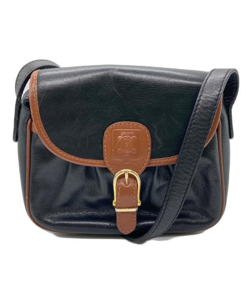 CELINE（セリーヌ）CELINE (セリーヌ) オールドショルダーポーチ/OLD/ショルダーバッグ/OLD CELINE ブラックの古着・服飾アイテム