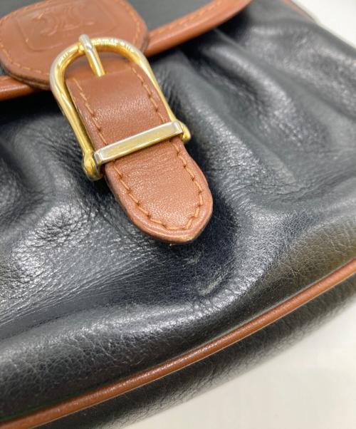 CELINE（セリーヌ）CELINE (セリーヌ) オールドショルダーポーチ/OLD/ショルダーバッグ/OLD CELINE ブラックの古着・服飾アイテム