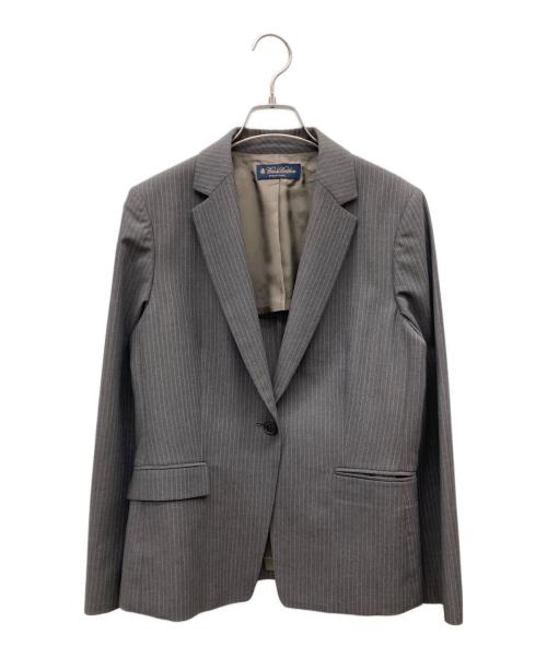 BROOKS BROTHERS（ブルックスブラザーズ）BROOKS BROTHERS (ブルックスブラザーズ) ストライプ柄3Pセットアップスーツ グレー サイズ:ジャケット6/パンツ・スカート8の古着・服飾アイテム