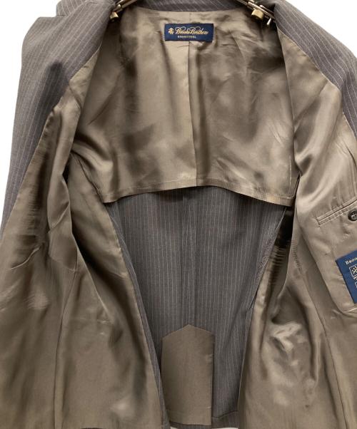 BROOKS BROTHERS（ブルックスブラザーズ）BROOKS BROTHERS (ブルックスブラザーズ) ストライプ柄3Pセットアップスーツ グレー サイズ:ジャケット6/パンツ・スカート8の古着・服飾アイテム