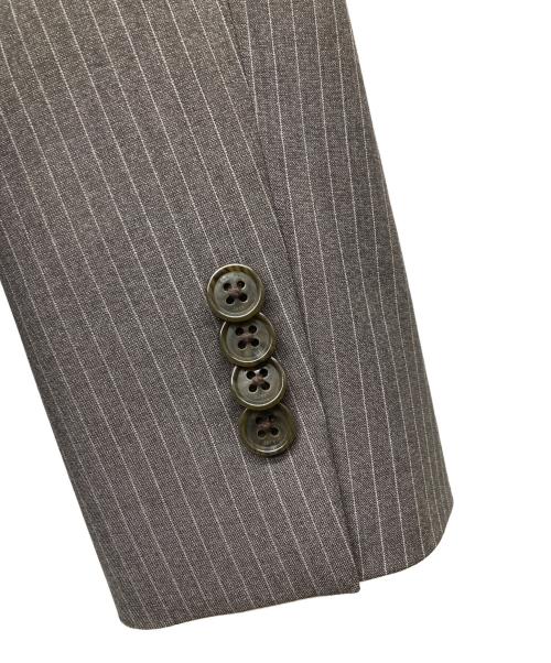 BROOKS BROTHERS（ブルックスブラザーズ）BROOKS BROTHERS (ブルックスブラザーズ) ストライプ柄3Pセットアップスーツ グレー サイズ:ジャケット6/パンツ・スカート8の古着・服飾アイテム