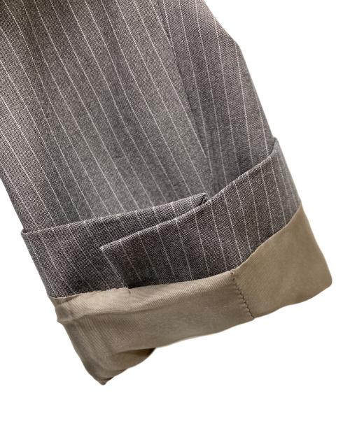 BROOKS BROTHERS（ブルックスブラザーズ）BROOKS BROTHERS (ブルックスブラザーズ) ストライプ柄3Pセットアップスーツ グレー サイズ:ジャケット6/パンツ・スカート8の古着・服飾アイテム