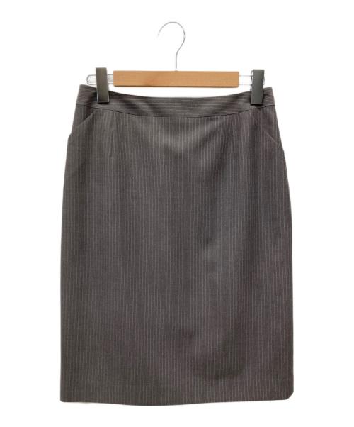 BROOKS BROTHERS（ブルックスブラザーズ）BROOKS BROTHERS (ブルックスブラザーズ) ストライプ柄3Pセットアップスーツ グレー サイズ:ジャケット6/パンツ・スカート8の古着・服飾アイテム