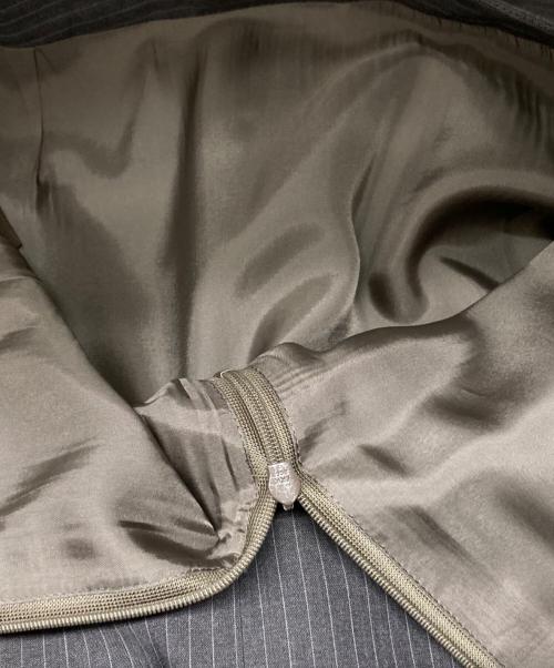 BROOKS BROTHERS（ブルックスブラザーズ）BROOKS BROTHERS (ブルックスブラザーズ) ストライプ柄3Pセットアップスーツ グレー サイズ:ジャケット6/パンツ・スカート8の古着・服飾アイテム
