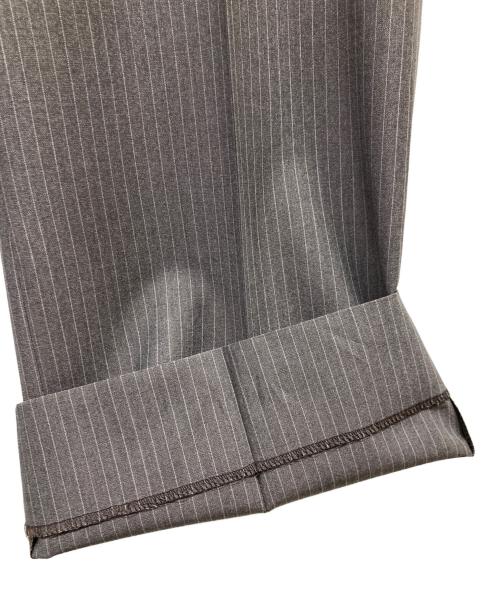 BROOKS BROTHERS（ブルックスブラザーズ）BROOKS BROTHERS (ブルックスブラザーズ) ストライプ柄3Pセットアップスーツ グレー サイズ:ジャケット6/パンツ・スカート8の古着・服飾アイテム