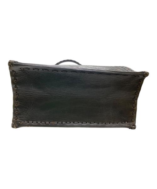 Carving Tribes（カービングトライブス）CARVING TRIBES (カービングトライブス) カービングレザートートバッグ/トートバッグ ブラックの古着・服飾アイテム