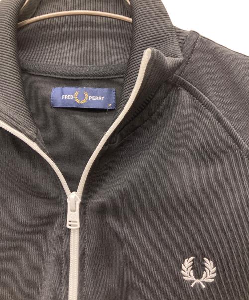 FRED PERRY（フレッドペリー）FRED PERRY (フレッドペリー) Taped Track Jacket/テープトラックジャケット ブラック サイズ:Mの古着・服飾アイテム