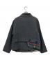 慈雨 (ジウ) アシンメトリースクエア刺繍ウールジャケット グレー サイズ:40：9000円