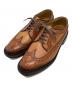 REGAL（リーガル）の古着「ロングウィングチップシューズ/ビジネスシューズ/レザーシューズ/IMPERIAL GRADE/6760 W105/インペリアルグレード/IMPERIAL GRADE」｜ライトブラウン