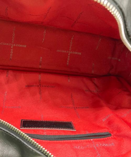 JACQUES LE CORRE（ジャックルコー）JACQUES LE CORRE (ジャックルコー) LISBON PAVE/リスボン パヴェ/スタッズバッグ/ハンドバッグ/牛革 ブラックの古着・服飾アイテム