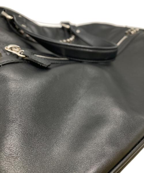 JACQUES LE CORRE（ジャックルコー）JACQUES LE CORRE (ジャックルコー) LISBON PAVE/リスボン パヴェ/スタッズバッグ/ハンドバッグ/牛革 ブラックの古着・服飾アイテム