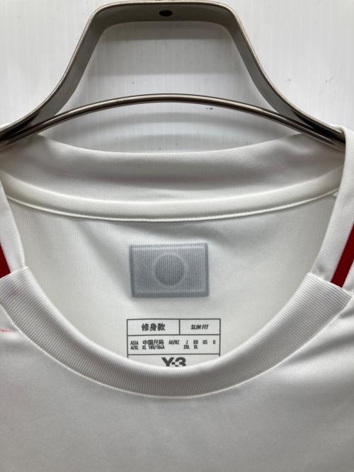 Y-3（ワイスリー）Y-3 (ワイスリー) 日本代表/アウェーユニフォームTシャツ ホワイト×レッド サイズ:2XLの古着・服飾アイテム