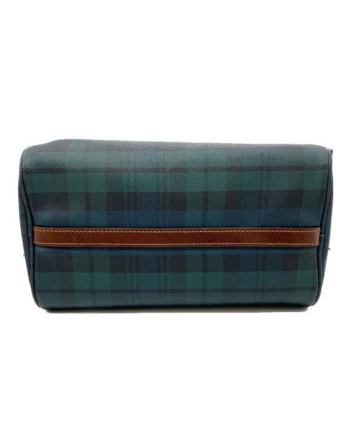 POLO RALPH LAUREN（ポロ・ラルフローレン）POLO RALPH LAUREN (ポロ・ラルフローレン) ブラックウォッチチェックミニボストンバッグ/ミニボストンバッグ/ボストンバッグ グリーンの古着・服飾アイテム