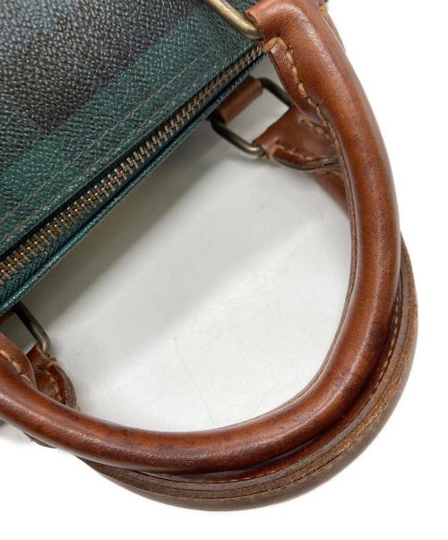 POLO RALPH LAUREN（ポロ・ラルフローレン）POLO RALPH LAUREN (ポロ・ラルフローレン) ブラックウォッチチェックミニボストンバッグ/ミニボストンバッグ/ボストンバッグ グリーンの古着・服飾アイテム