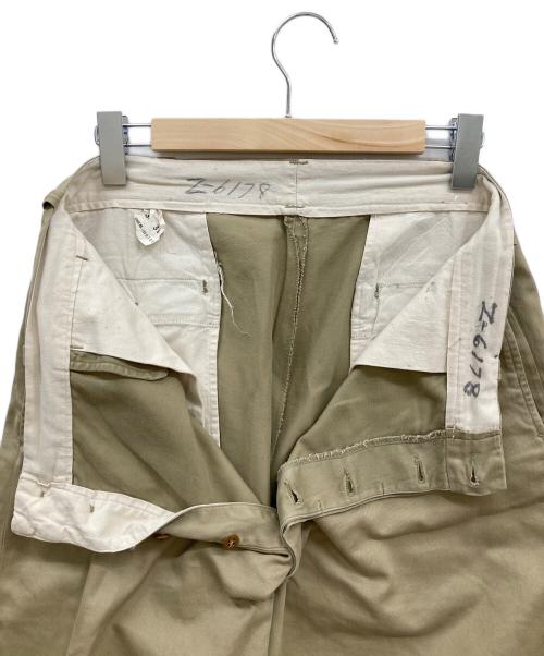 US ARMY（ユーエスアーミー）US ARMY (ユーエスアーミー) 50’S M-45ミリタリーチノトラウザー/ミリタリーチノ/8405-163-8705/50年代/スレキスタンプ カーキ サイズ:W34の古着・服飾アイテム