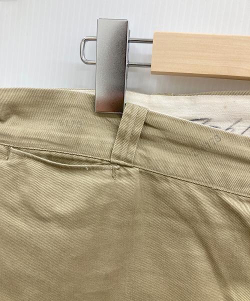 US ARMY（ユーエスアーミー）US ARMY (ユーエスアーミー) 50’S M-45ミリタリーチノトラウザー/ミリタリーチノ/8405-163-8705/50年代/スレキスタンプ カーキ サイズ:W34の古着・服飾アイテム