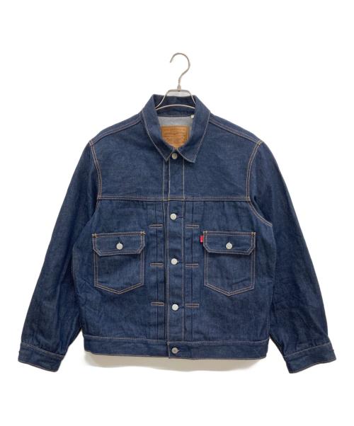 LEVI'S PReMIUM（リーバイス プレミアム）LEVI'S PReMIUM JOURNAL STANDARD 24SS/TYPE2 JKT RIGID/復刻/タイプ2 ジャケット リジット/デニムジャケット/JOURNAL STANDARD別注/色残り良好/濃紺 インディゴ サイズ:Lの古着・服飾アイテム
