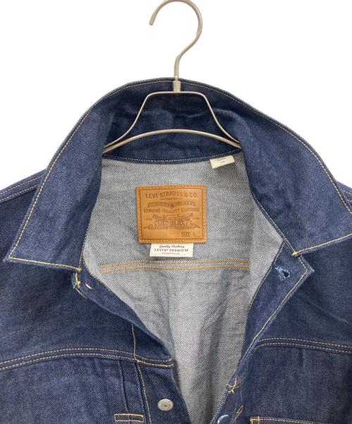 LEVI'S PReMIUM（リーバイス プレミアム）LEVI'S PReMIUM JOURNAL STANDARD 24SS/TYPE2 JKT RIGID/復刻/タイプ2 ジャケット リジット/デニムジャケット/JOURNAL STANDARD別注/色残り良好/濃紺 インディゴ サイズ:Lの古着・服飾アイテム