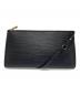 LOUIS VUITTON（ルイ ヴィトン）の古着「ポシェットアクセソワール エピ/クラッチバッグ/ハンドバッグ/M52942」｜ブラック