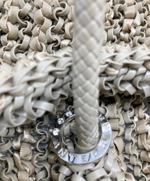 ANTEPRIMA（アンテプリマ）ANTEPRIMA (アンテプリマ) ターンロック金具ワイヤートートバッグ カーキベージュの古着・服飾アイテム