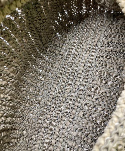 ANTEPRIMA（アンテプリマ）ANTEPRIMA (アンテプリマ) ターンロック金具ワイヤートートバッグ カーキベージュの古着・服飾アイテム