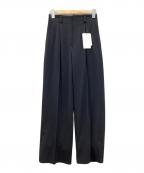 ame nochi hare/ 雨のち晴れアメノチハレ）の古着「秘密のセミワイドパンツ」｜ブラック