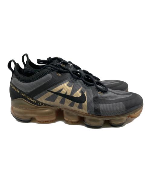 NIKE（ナイキ）NIKE (ナイキ) AIR VAPORMAX 2019 BLACK GOLD/エアベイパーマックス 2019 ブラック メタリックゴールド/ローカットスニーカー グレー サイズ:26.5cm 未使用品の古着・服飾アイテム
