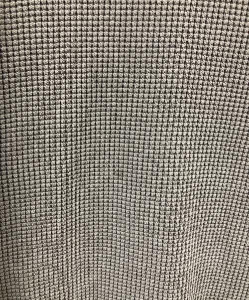 NAUTICA（ノーティカ）NAUTICA (ノーティカ) ピグメントダイ“TOO HEAVY” ワッフルtシャツ グレー サイズ:XLの古着・服飾アイテム