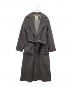 Ravissant Laviereラヴィソン ラヴィエール）の古着「ビーバーロングコート」｜ブラウン