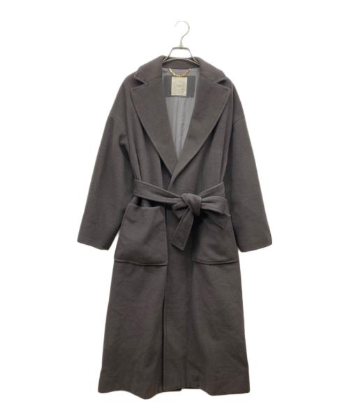 Ravissant Laviere（ラヴィソン ラヴィエール）Ravissant Laviere (ラヴィソン ラヴィエール) ビーバーロングコート ブラウン サイズ:38の古着・服飾アイテム