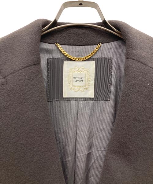Ravissant Laviere（ラヴィソン ラヴィエール）Ravissant Laviere (ラヴィソン ラヴィエール) ビーバーロングコート ブラウン サイズ:38の古着・服飾アイテム
